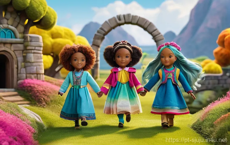 시크릿쥬쥬 컬렉션 시리즈 - **A Radiant Secret Jouju Doll in a Magical Setting:** A highly detailed and beautifully rendered ful...